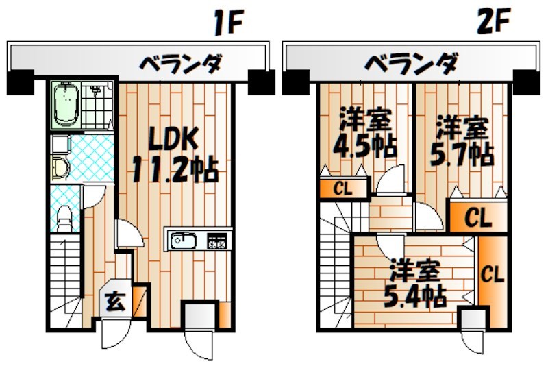 レジェンド砂津  間取り