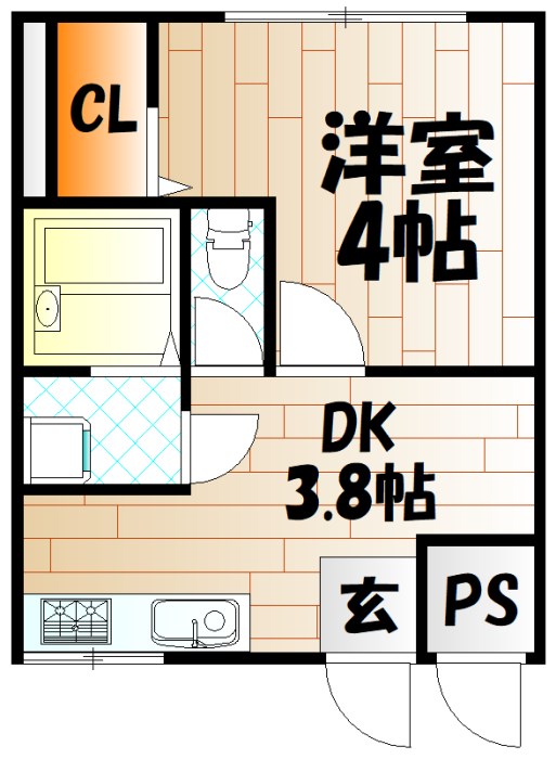 京町プレイスレジデンスⅠ 間取り