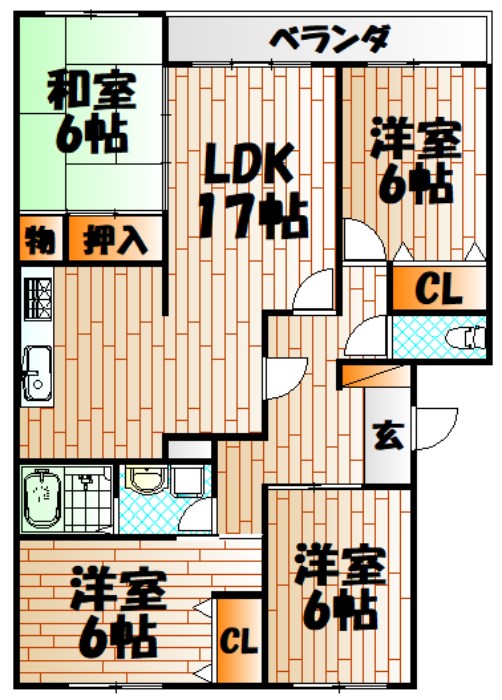 MAST天籟寺 間取り