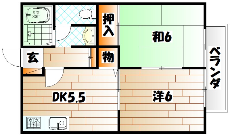 ウィンディア赤坂Ｂ  間取り