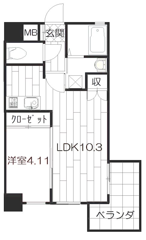 PROTO CITY TOBATA  間取り