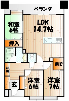ネクスタージュ高見七條壱番館 間取り