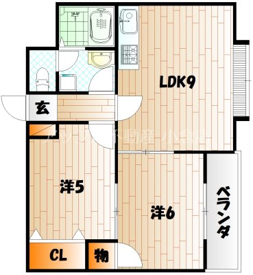 レジデンシャル門司港  間取り