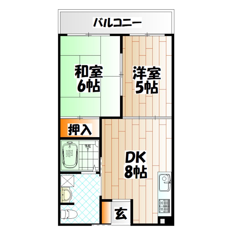 サンコーポ熊本 間取り