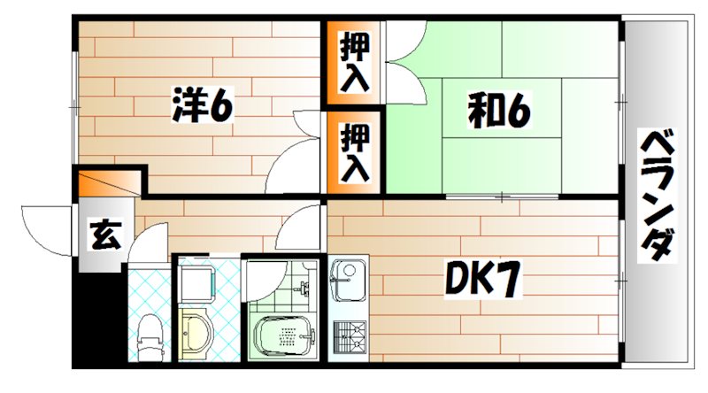 メゾンドプラムⅡ 間取り