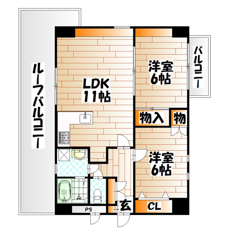 珪州館  間取り