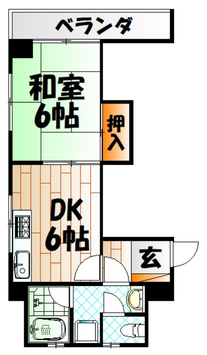 ギャラン小倉駅前ビル  間取り