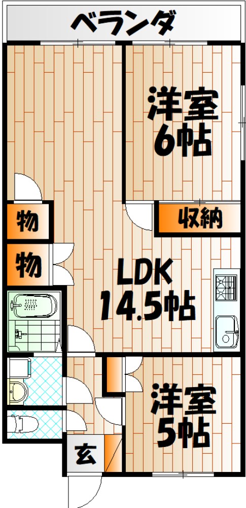 シャトレーゼ熊本  間取り