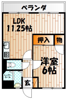 アリエスきふね 間取り