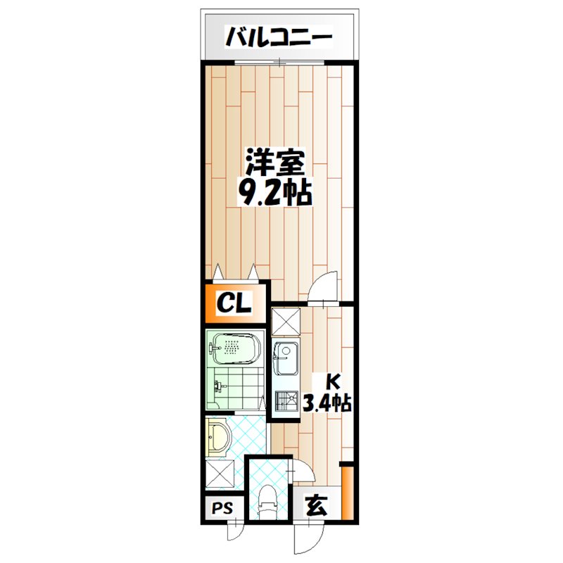 Forest courtⅠ 間取り