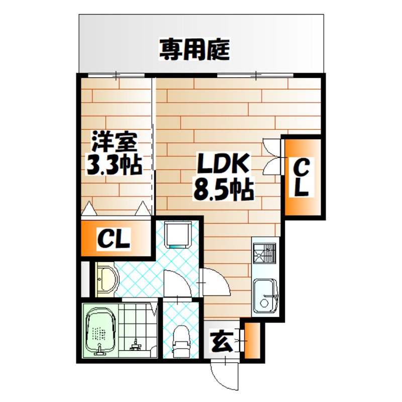 コンフォートプレイス小倉 間取り