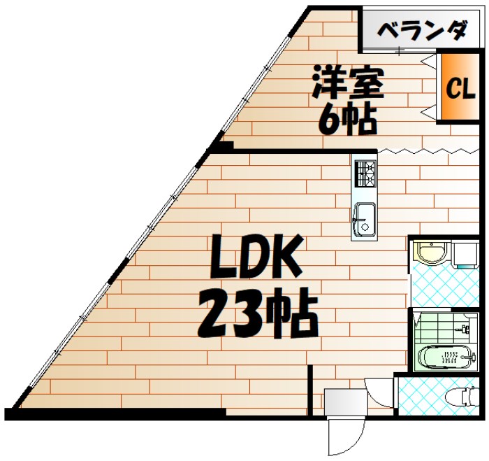 三萩野ビル  間取り