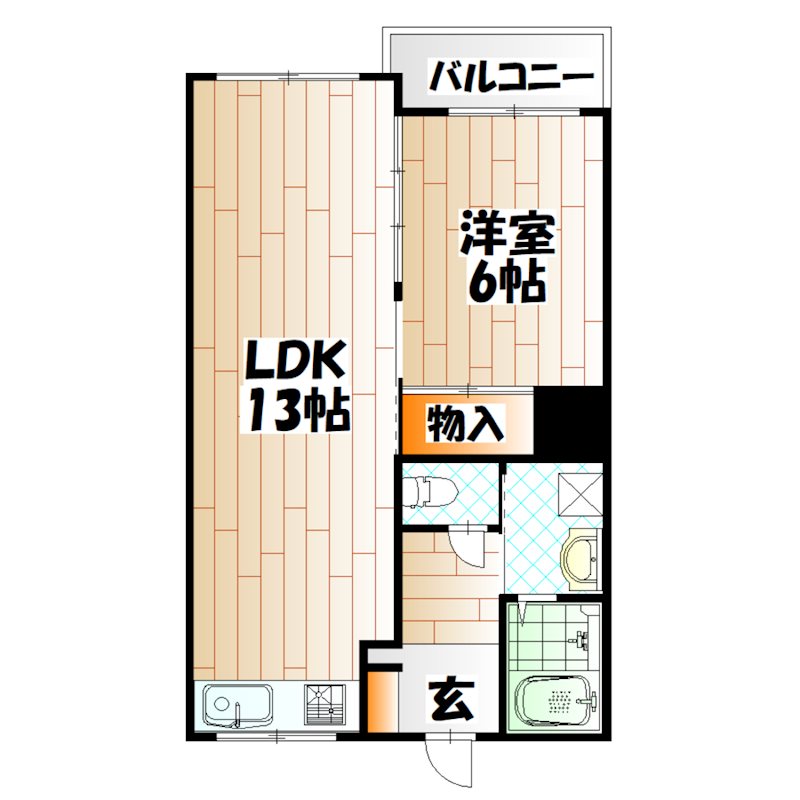 城野駅前ビル 間取り