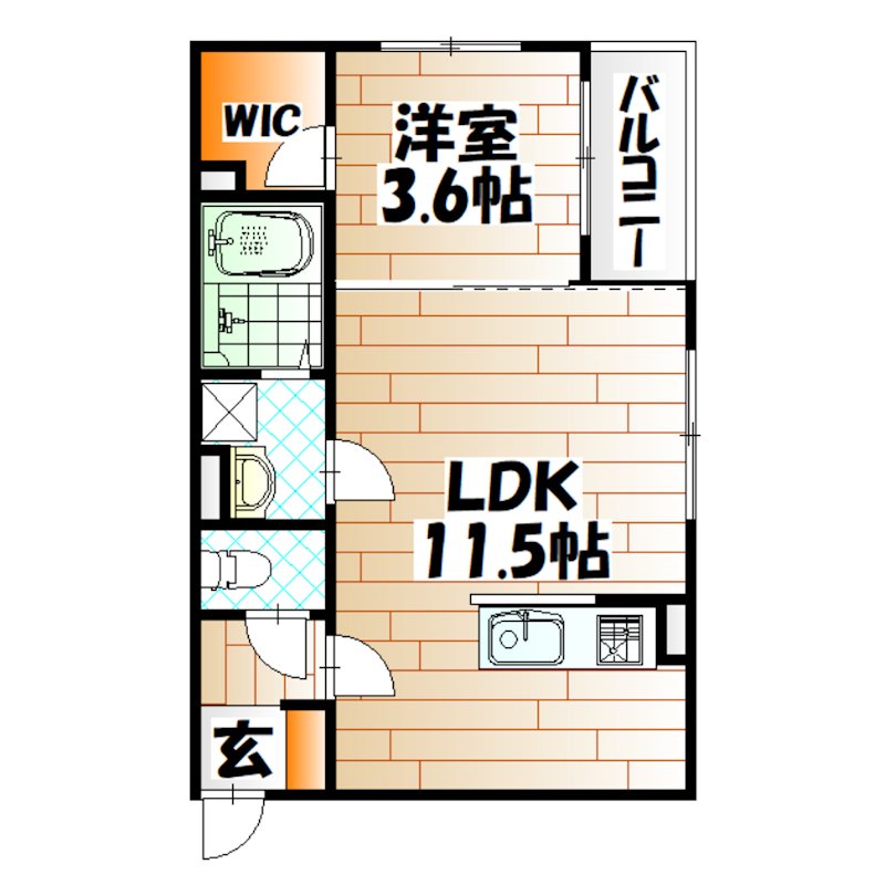 グランソレイユ篠崎  間取り