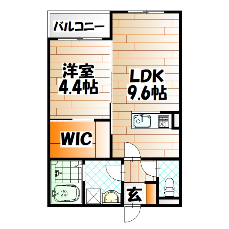 グランソレイユ篠崎  間取り