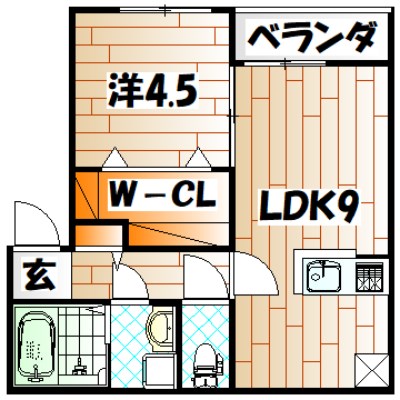 LaLuce黒住   間取り