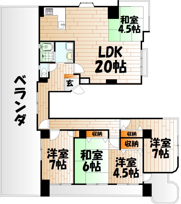 アビタシオン・アン   間取り