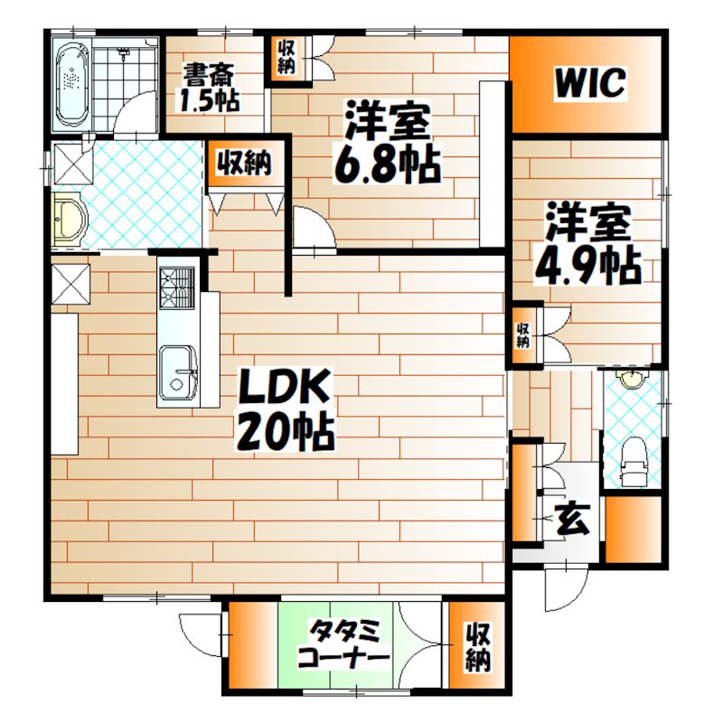 片野新町戸建 間取り