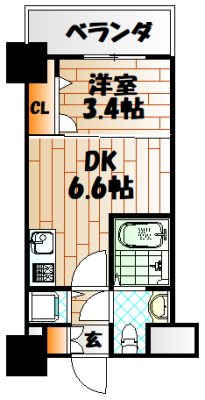 NO.71　オリエント　トラストタワー 間取り