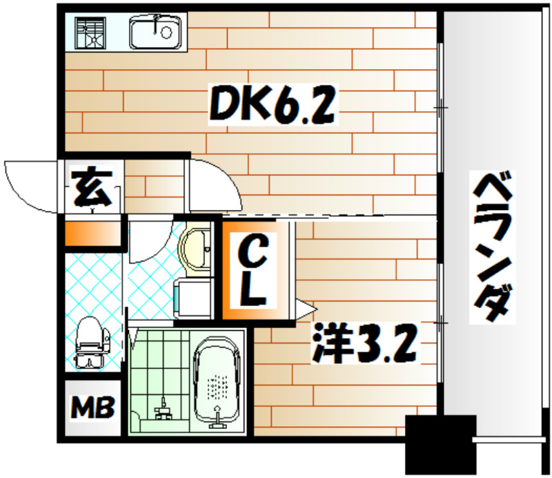 NO.71　オリエント　トラストタワー 間取り
