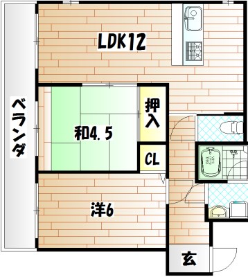 メゾンコガネ    間取り