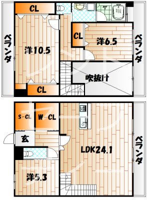 Bay Side Asano 間取り