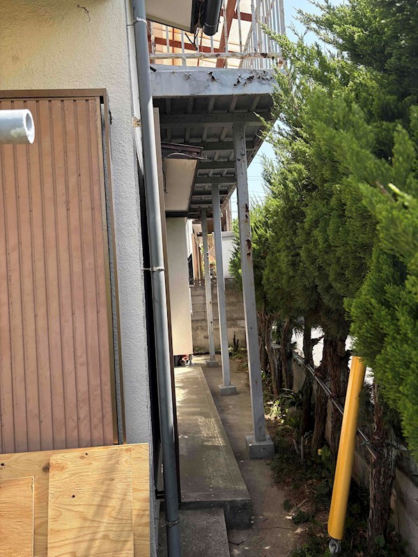 小倉南区石田町貸家 ベランダ
