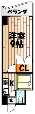 №35 サーファーズプロジェクト2100小倉駅  間取り