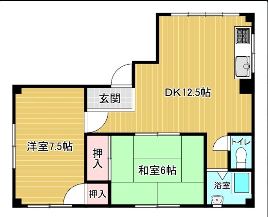 野坂ハイツ 間取り