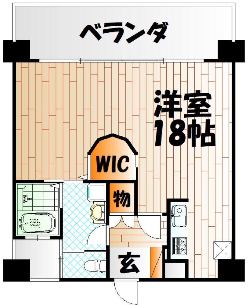 サンシャイン妙見表参道 間取り