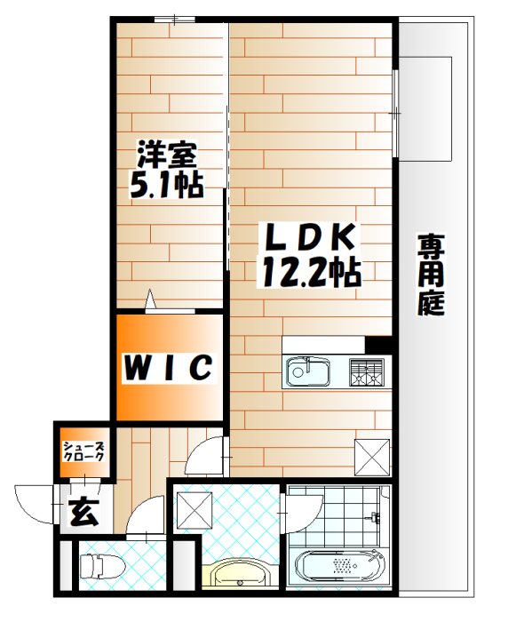 HABITAT YOSHINO   間取り