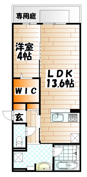 HABITAT YOSHINO   間取り