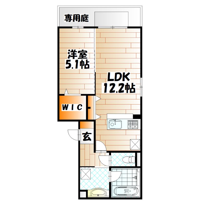 HABITAT YOSHINO   間取り