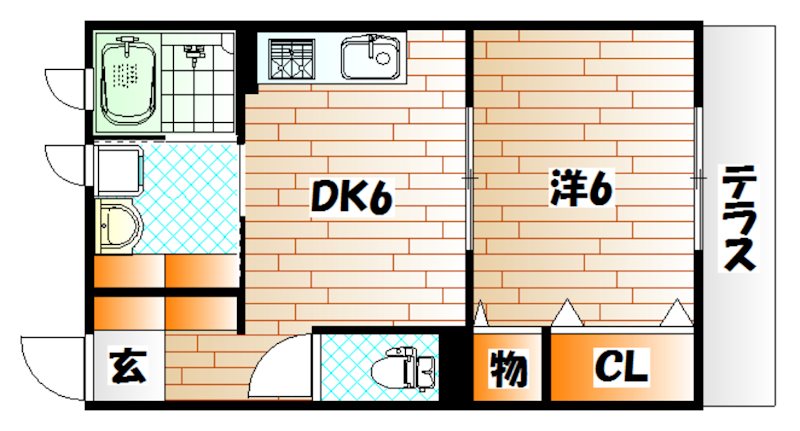 エステートフジ   間取り