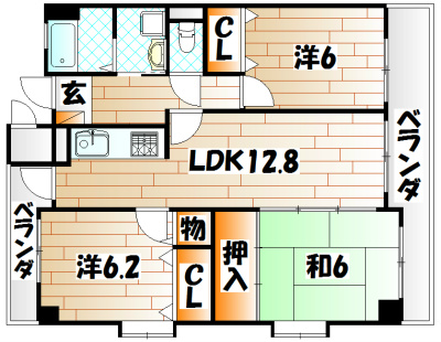 グレートハウス晩餐館 間取り