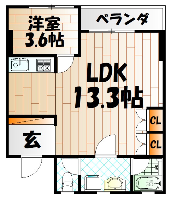 FORZA馬借 間取り