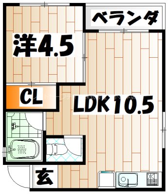 エステート足立   間取り