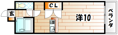 グローリー門司駅前  間取り