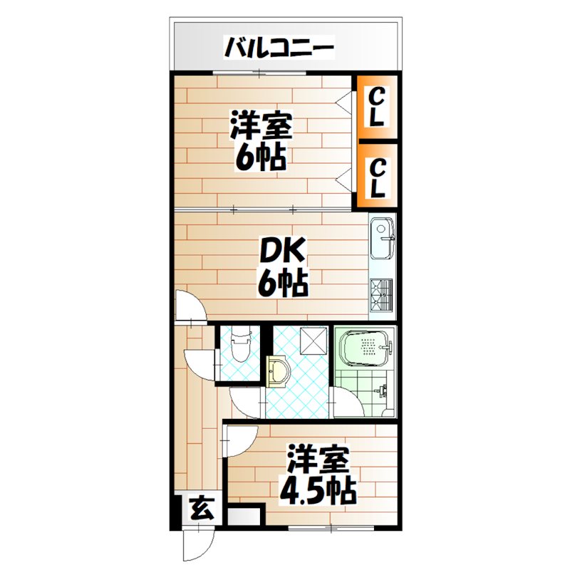 サンシャイン諸藤 間取り