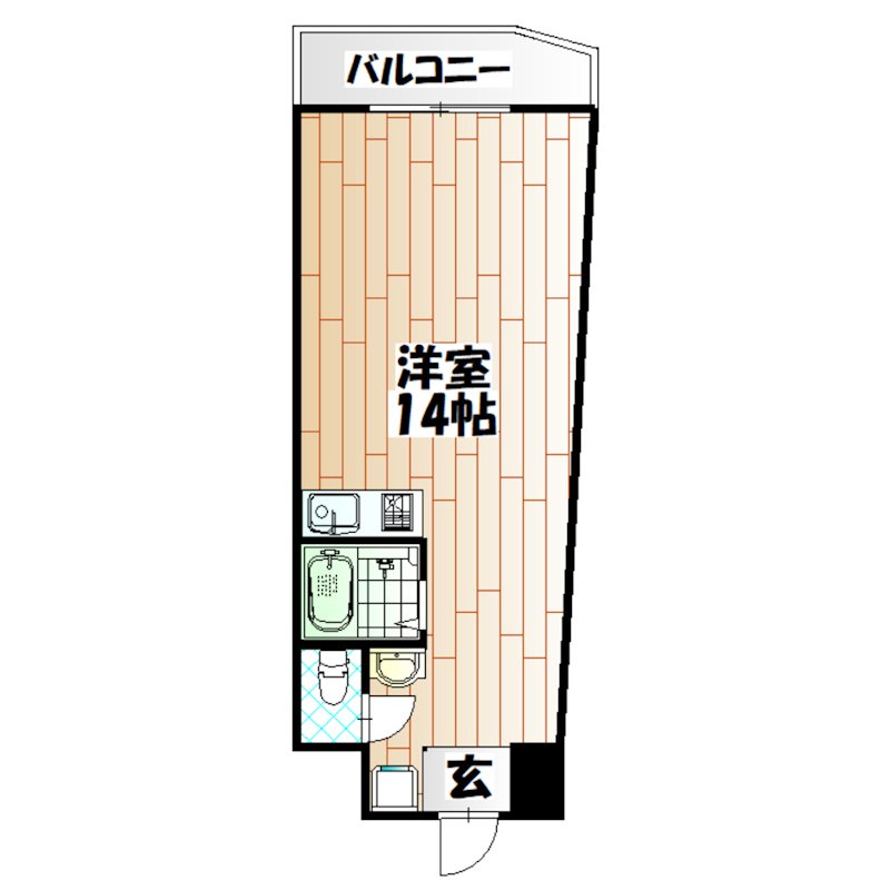サンシティ日明  間取り