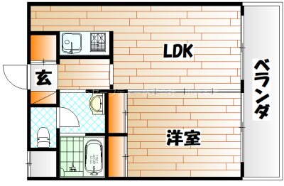 サンモリッツ小倉弐番館 間取り