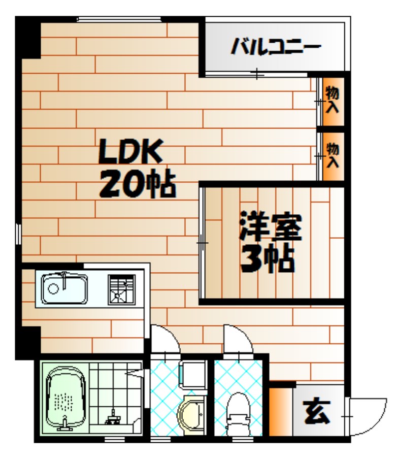 FORZA馬借 間取り