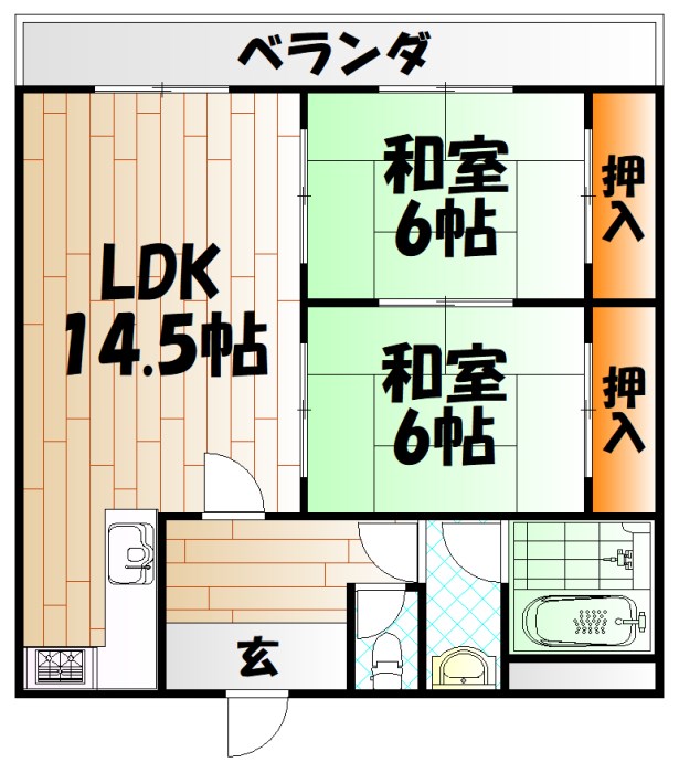 アーバンKN5   間取り