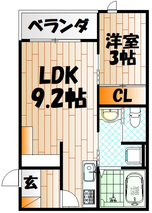 storia北方   間取り