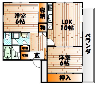 コンフォール21大谷通り 間取り