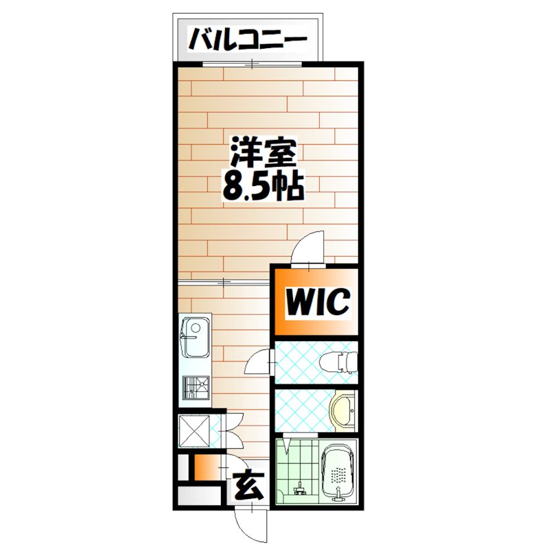 アクア清水   間取り