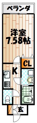 ベルガモット  間取り