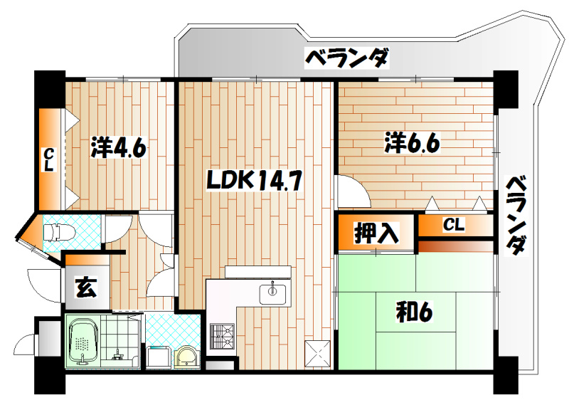 ソリーナ守恒   間取り