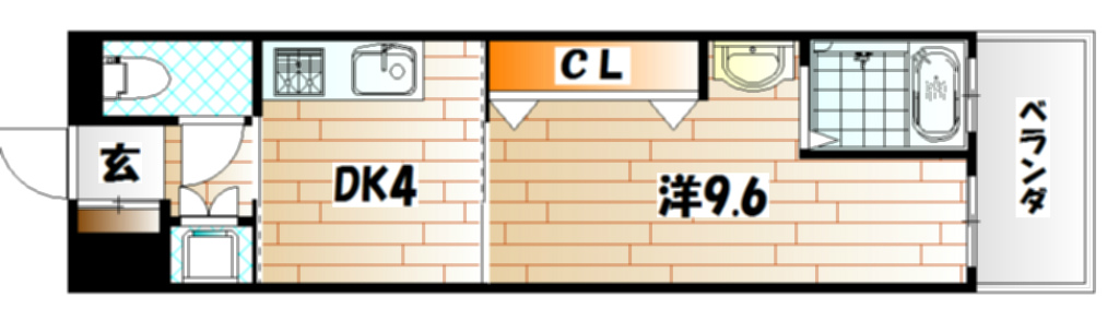 №47 PROJECT2100小倉駅 間取り