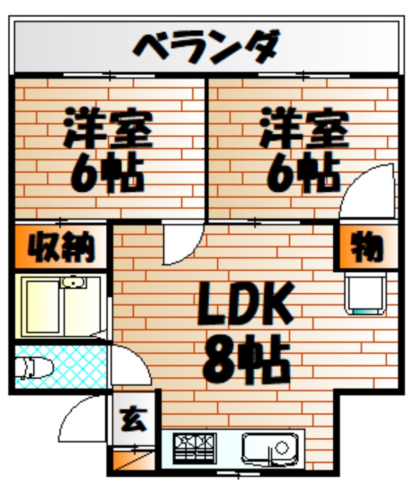 シャトレ別院Ⅲ 間取り